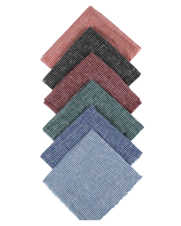 Lizi Headwear AGIDE Denim Gingham Pre-Tied Bandanna with Full Grip myselflingerie.com